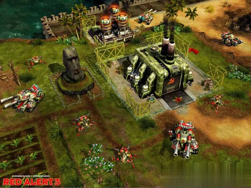 红色警戒3:起义时刻+赠多项修改器|赠玩家自制地图包20张+中文版,直接玩