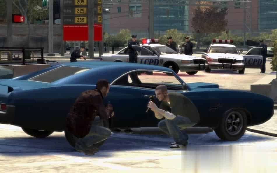 GTA4侠盗猎车手4纯净版+中文版,直接玩